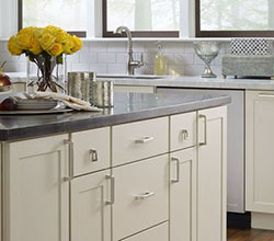 Allison Hardware BlackRock Collection 3in(76mm) CTC Drawer Pulls, Finished in Satin Nickel, 5 Finishes Available